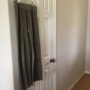GW Sport green velour pants L